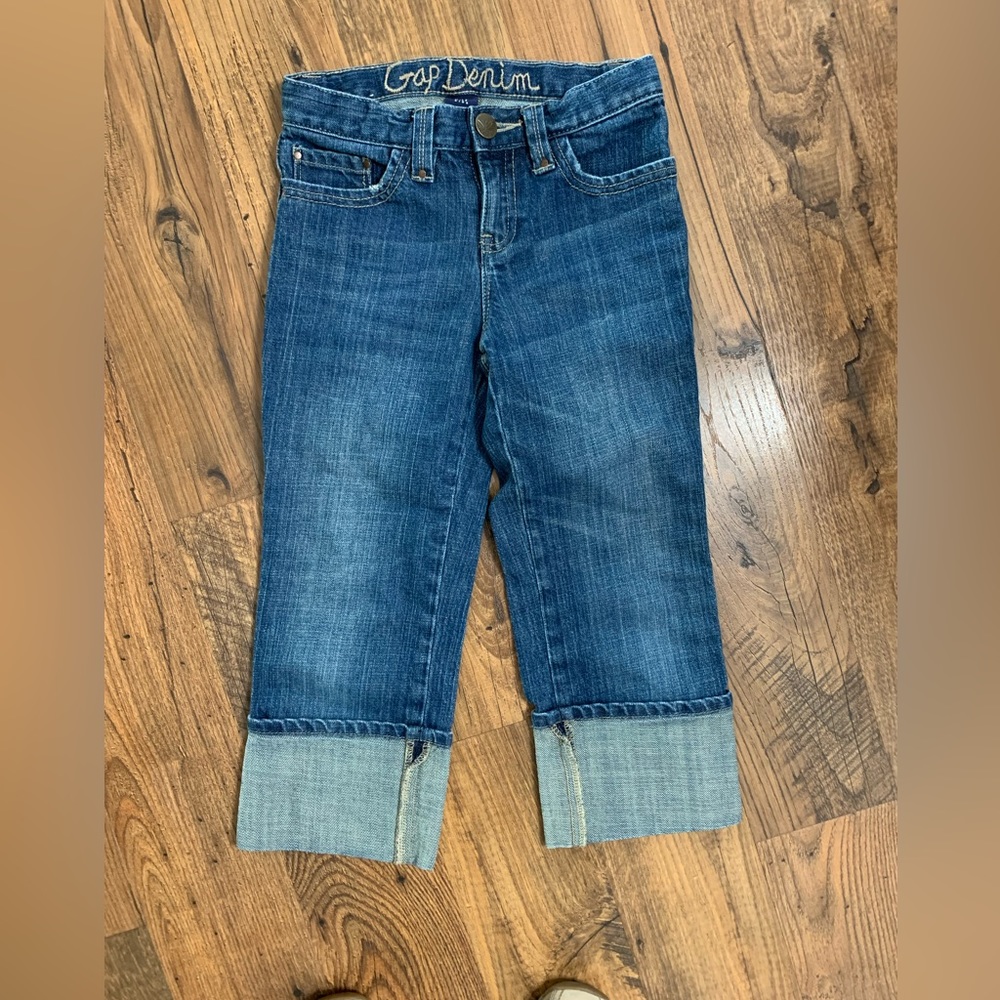 GAP Kids Crop Denim Sz 10s EUC